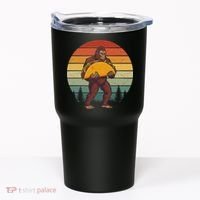 Bigfoot Carrying Taco Funny Cinco De Mayo Sasquatch Tumbler thumb 0