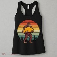 Bigfoot Carrying Taco Funny Cinco De Mayo Sasquatch Women's Tank Top thumb 3