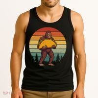 Bigfoot Carrying Taco Funny Cinco De Mayo Sasquatch Tank Top thumb 3
