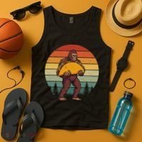 Bigfoot Carrying Taco Funny Cinco De Mayo Sasquatch Tank Top thumb 4