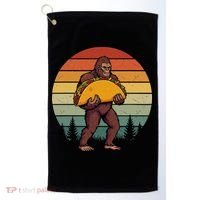 Bigfoot Carrying Taco Funny Cinco De Mayo Sasquatch Golf Towel thumb 0