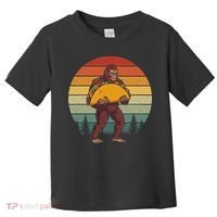 Bigfoot Carrying Taco Funny Cinco De Mayo Sasquatch Toddler T-Shirt thumb 0