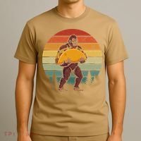 Bigfoot Carrying Taco Funny Cinco De Mayo Sasquatch T-Shirt thumb 3