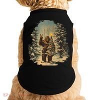 Bigfoot Christmas Tree Lights Tarot Xmas Sasquatch Doggie Tank thumb 0