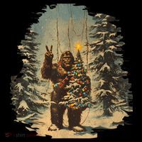 Bigfoot Christmas Tree Lights Tarot Xmas Sasquatch Coffee Mug thumb 5