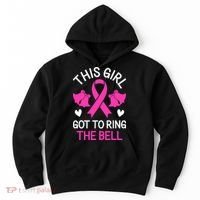 Breast Cancer This Girl Got To Ring The Bell Chemo Grad Hoodie thumb 0
