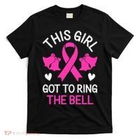Breast Cancer This Girl Got To Ring The Bell Chemo Grad T-Shirt thumb 0
