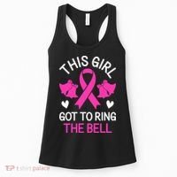 Breast Cancer This Girl Got To Ring The Bell Chemo Grad Women's Tank Top thumb 0