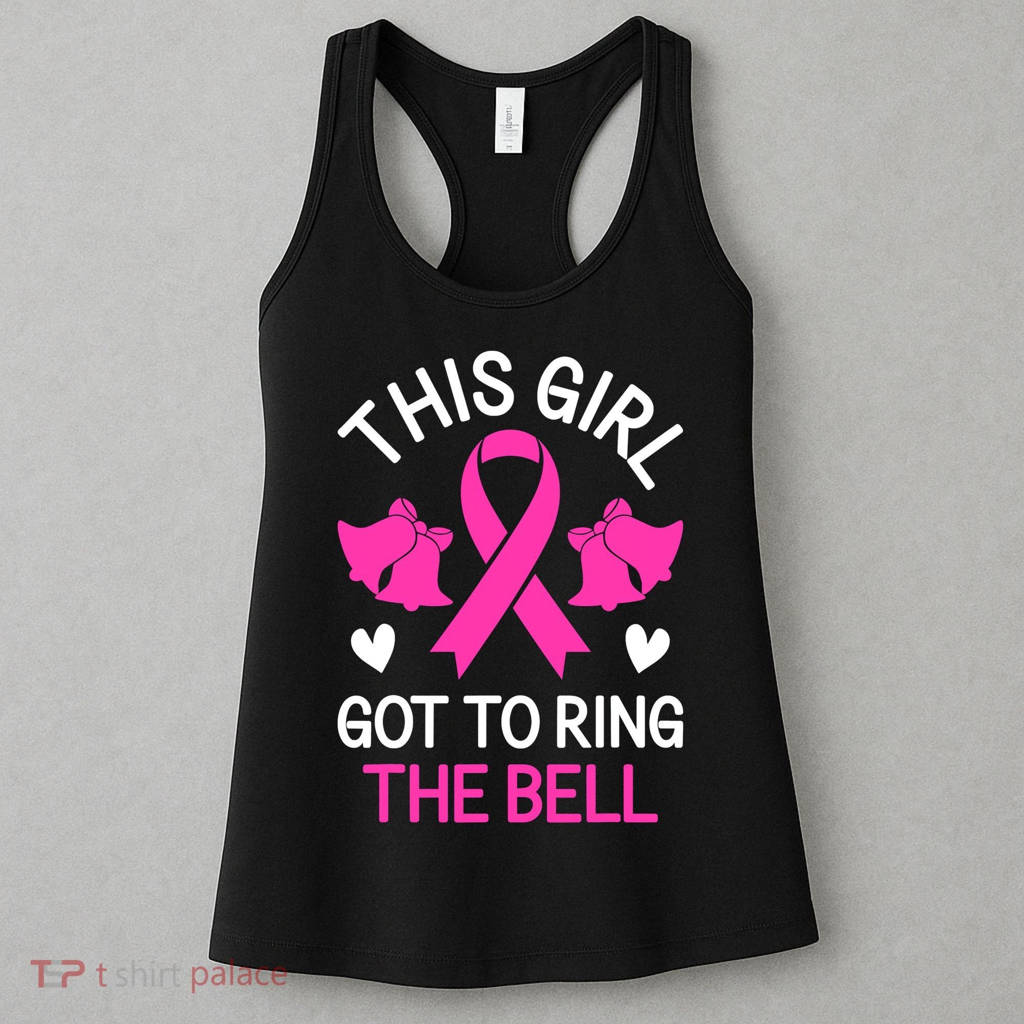 Breast Cancer This Girl Got To Ring The Bell Chemo Grad Women's Tank Top