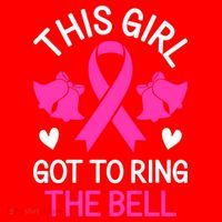 Breast Cancer This Girl Got To Ring The Bell Chemo Grad Santa Hat thumb 1