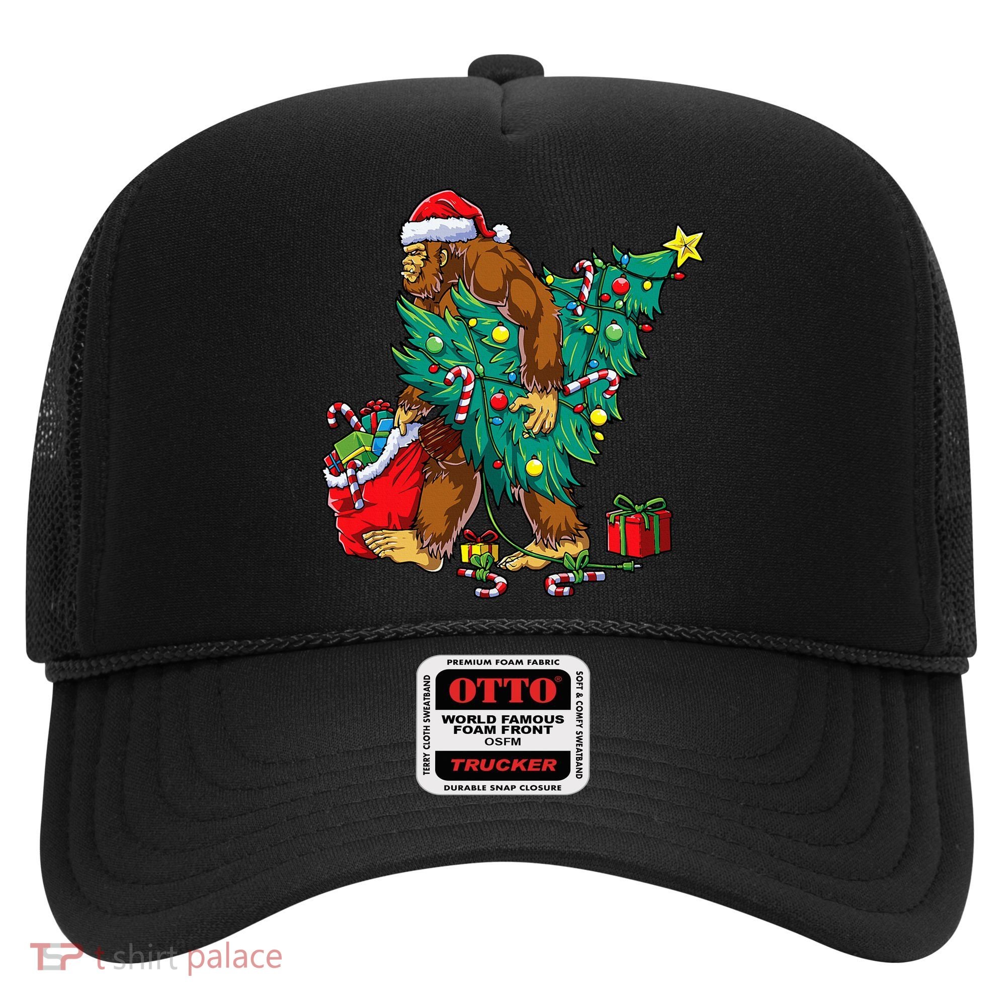 Bigfoot Christmas Tree Lights Xmas Hat