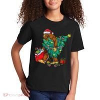 Bigfoot Christmas Tree Lights Xmas Kids T-Shirt thumb 2