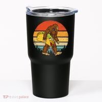Bigfoot Carrying Taco Funny Cinco De Mayo Sasquatch Tumbler thumb 0