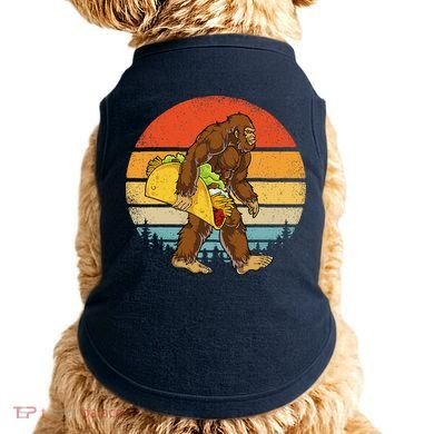 Bigfoot Carrying Taco Funny Cinco De Mayo Sasquatch Doggie Tank
