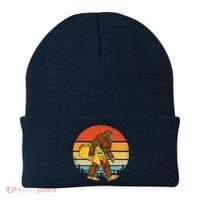 Bigfoot Carrying Taco Funny Cinco De Mayo Sasquatch Beanie thumb 0