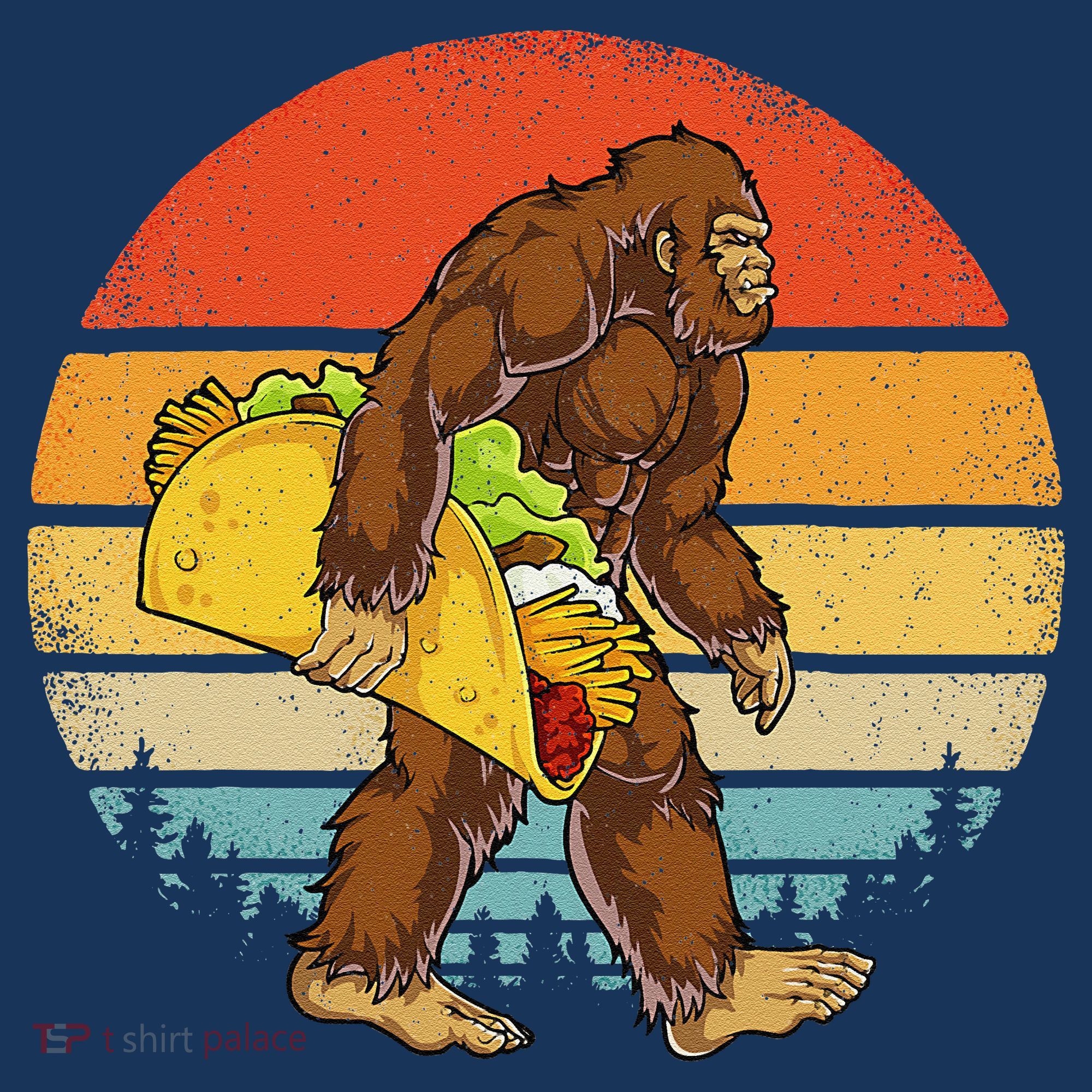 Bigfoot Carrying Taco Funny Cinco De Mayo Sasquatch Women's Tank Top