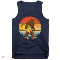 Bigfoot Carrying Taco Funny Cinco De Mayo Sasquatch Tank Top thumb 0