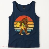 Bigfoot Carrying Taco Funny Cinco De Mayo Sasquatch Tank Top thumb 2