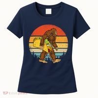 Bigfoot Carrying Taco Funny Cinco De Mayo Sasquatch Women's T-Shirt thumb 0