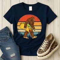 Bigfoot Carrying Taco Funny Cinco De Mayo Sasquatch Women's T-Shirt thumb 3