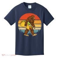 Bigfoot Carrying Taco Funny Cinco De Mayo Sasquatch Kids T-Shirt thumb 0