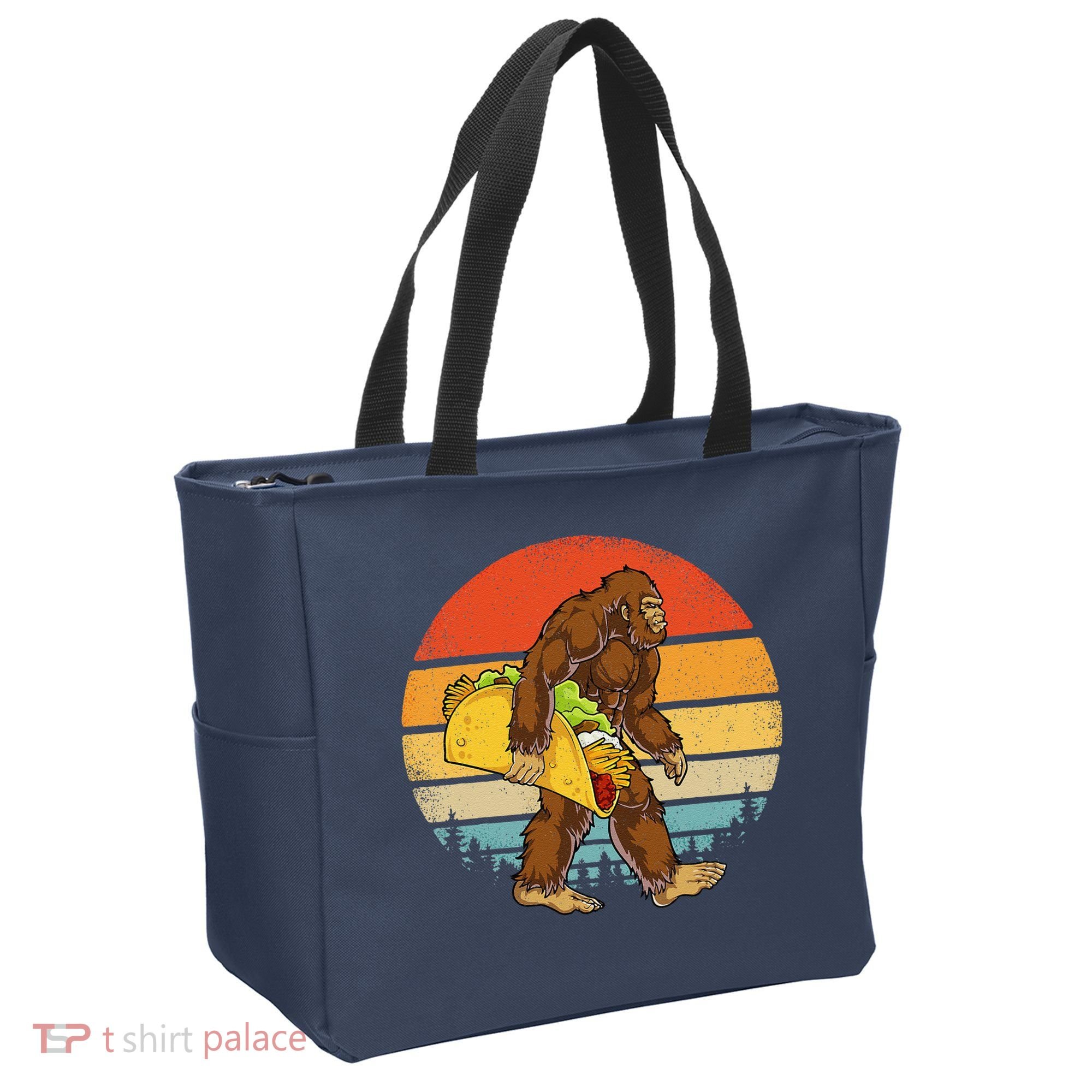 Bigfoot Carrying Taco Funny Cinco De Mayo Sasquatch Tote Bag