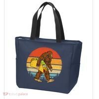 Bigfoot Carrying Taco Funny Cinco De Mayo Sasquatch Tote Bag thumb 3
