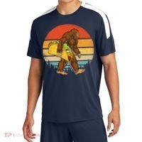 Bigfoot Carrying Taco Funny Cinco De Mayo Sasquatch Sport-Tek Competitor United Soccer Jersey thumb 0