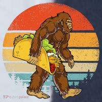 Bigfoot Carrying Taco Funny Cinco De Mayo Sasquatch Sport-Tek Competitor United Soccer Jersey thumb 4