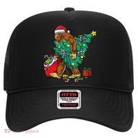 Bigfoot Christmas Tree Lights Xmas Sasquatch Lovers Hat thumb 0