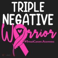 Breast Cancer Triple Negative Warrior Pink Ribbon Awareness Beanie thumb 2