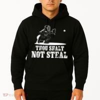 Baseball Catcher Thou Shalt Not Steal - Religious Gift Hoodie thumb 2