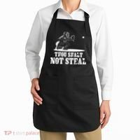 Baseball Catcher Thou Shalt Not Steal - Religious Gift Apron thumb 2