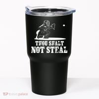 Baseball Catcher Thou Shalt Not Steal - Religious Gift Tumbler thumb 0