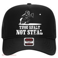 Baseball Catcher Thou Shalt Not Steal - Religious Gift Hat thumb 0