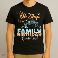 Birthday Cruise Trip Family Matching Family T-Shirt thumb 3