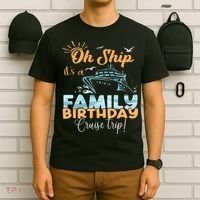 Birthday Cruise Trip Family Matching Family T-Shirt thumb 6