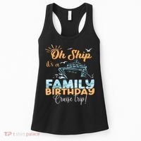 Birthday Cruise Trip Family Matching Family Women's Tank Top thumb 0