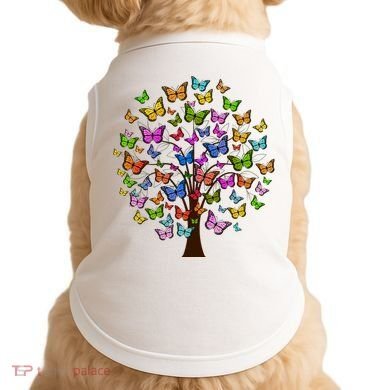 Butterfly Colorful Tree Doggie Tank
