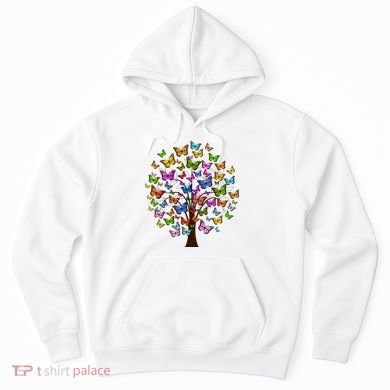 Butterfly Colorful Tree Hoodie