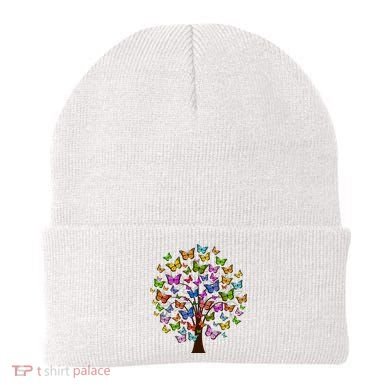 Butterfly Colorful Tree Beanie