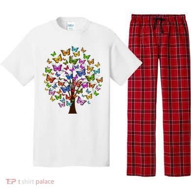 Butterfly Colorful Tree Pajama Set