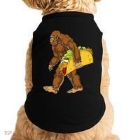Bigfoot Carrying Taco Funny Cinco De Mayo Sasquatch Funny Doggie Tank thumb 0