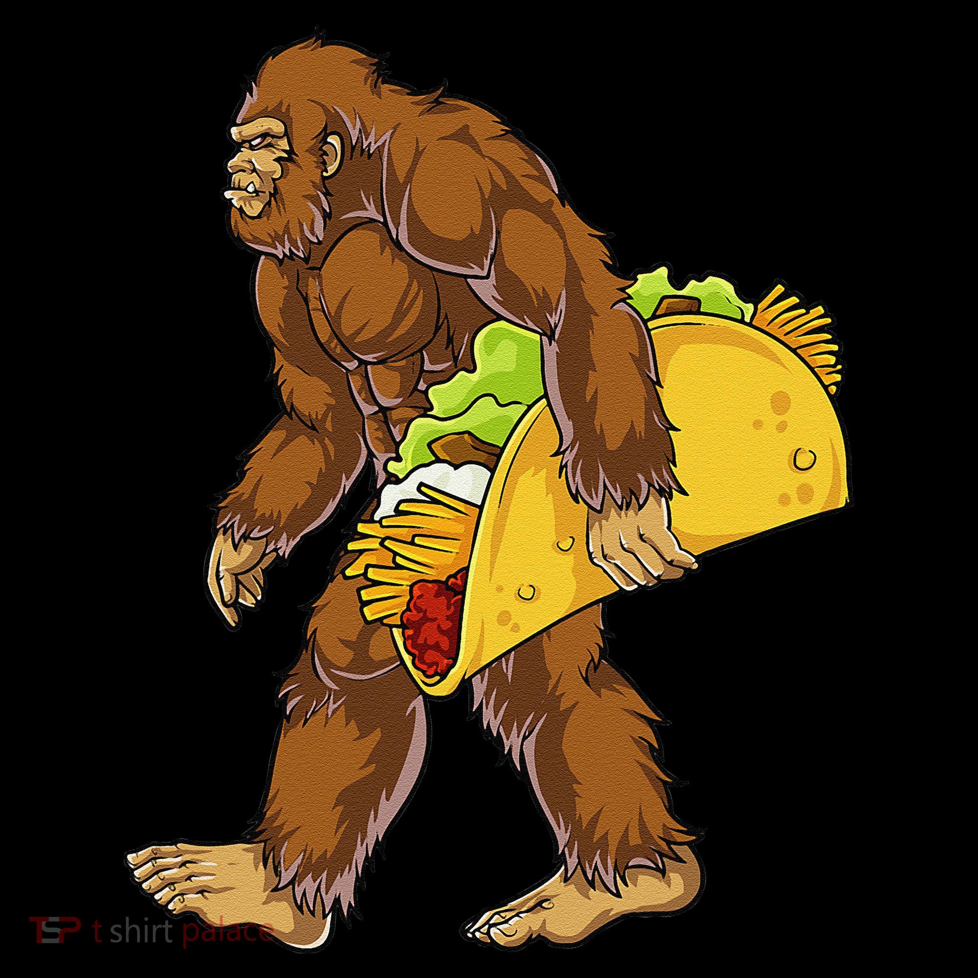 Bigfoot Carrying Taco Funny Cinco De Mayo Sasquatch Funny Coffee Mug