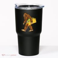Bigfoot Carrying Taco Funny Cinco De Mayo Sasquatch Funny Tumbler thumb 0