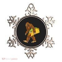 Bigfoot Carrying Taco Funny Cinco De Mayo Sasquatch Funny Ornament thumb 0