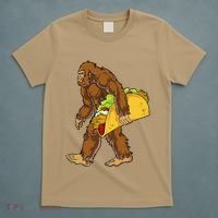 Bigfoot Carrying Taco Funny Cinco De Mayo Sasquatch Funny T-Shirt thumb 5