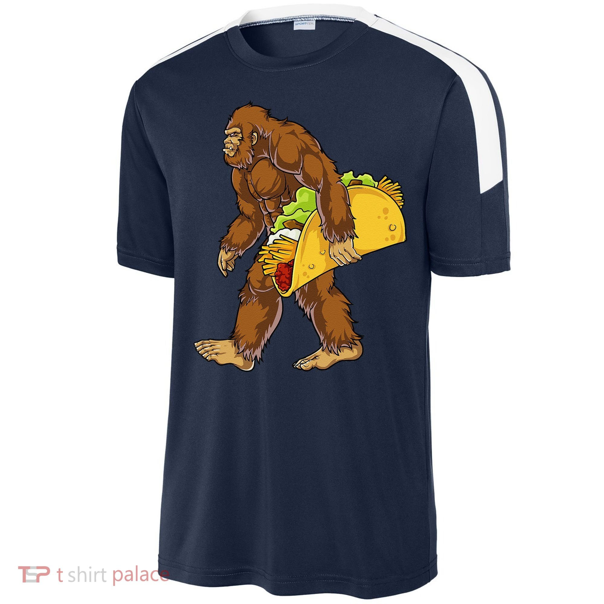 Bigfoot Carrying Taco Funny Cinco De Mayo Sasquatch Funny Sport-Tek Competitor United Soccer Jersey