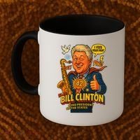 Bill Clinton The Presidential Chronicles Coffee Mug thumb 2