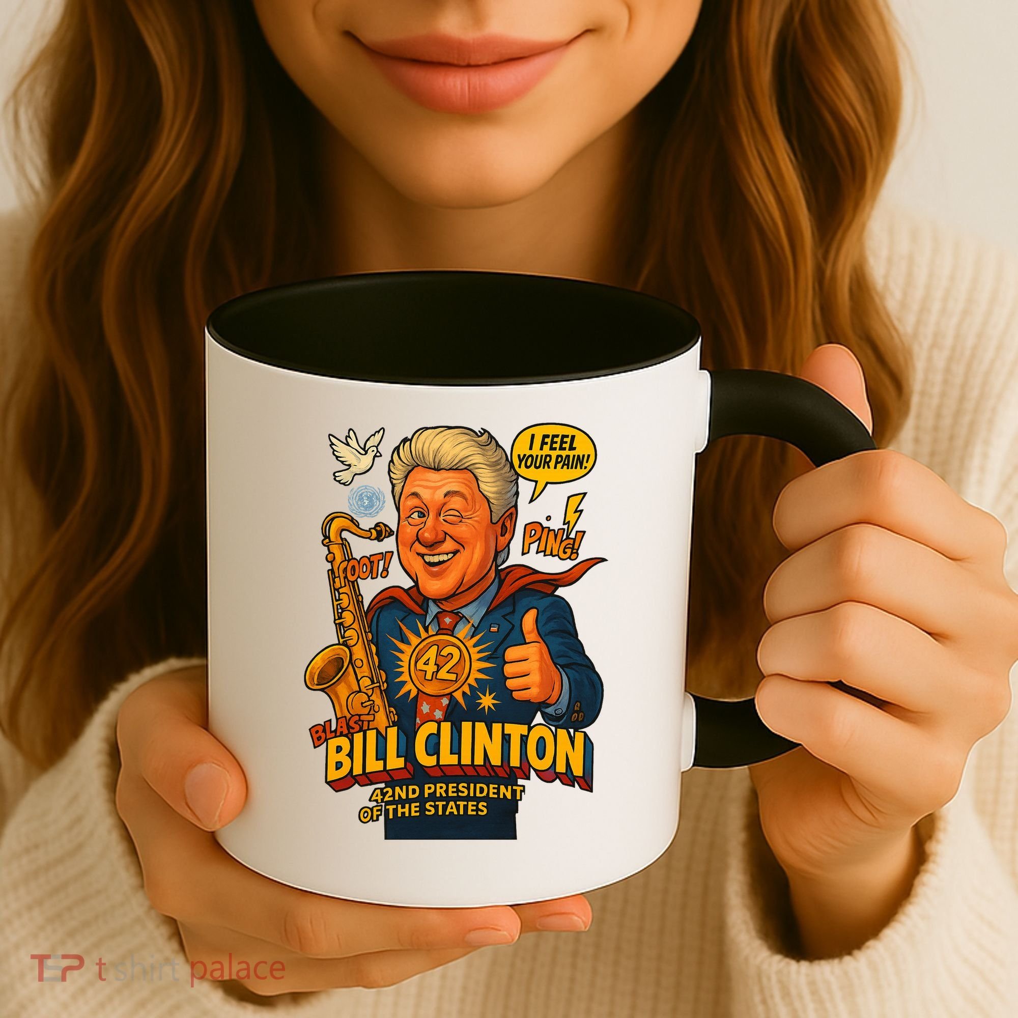 Bill Clinton The Presidential Chronicles Coffee Mug
